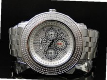 3.0 Ct Jojino Joe Rodeo Aqua Master Jojo 52 MM Real Diamond Wrist Mj-8032