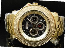 3.0 Ct Jojino Joe Rodeo Aqua Master Jojo 52 MM Real Diamond Wrist Mj-8033