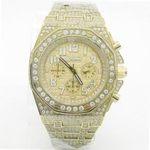 Jojino by Joe Rodeo Simulated Diamond AP Gold MJ-8029 - Limited Qty