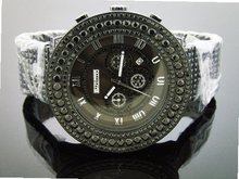 uJoJino Jojino By Joe Rodeo 55 Mm Bezel & Full Case Black Cz Ice Out Band Mj-8037 