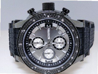 uJoJino New Jojino All Black Rubber 25 Diamond MJ-1075B 