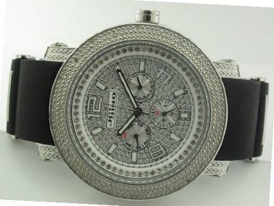 46 MM Jojino/Joe Rodeo Aqua Master Chronograph Metal Band Diamond Mj-1186