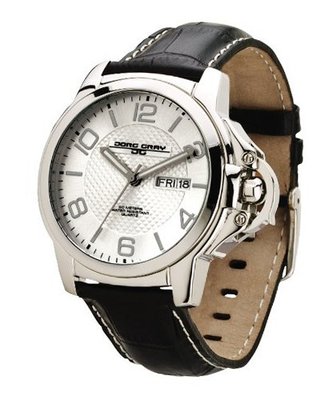 Jorg Gray JG1850-18 Quartz Silver Dial Leather St