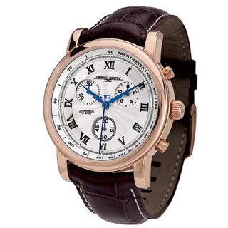 Jorg Gray JG7200-12 - Swiss Chronograph , Date Display, Sapphire Crystal, Leather Straps