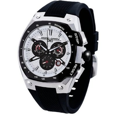 Jorg Gray JG8300-22 Round with Integrated Silicone Straps with Steel buckle