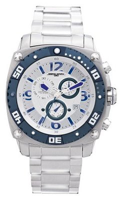 Jorg Gray JG9800-13 Round with Solid Stainless Steel Bracelet with Safety Clasp