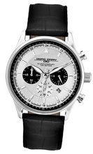 Jorg Gray Leather Chrono Silver Dial #JG6550