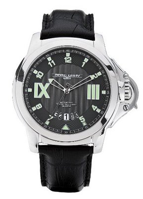 Jorg Gray Leather Grey Dial #JG1850-21