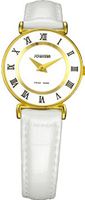Jowissa J2.027.S Roma 24 mm Gold PVD White Leather Roman Numeral