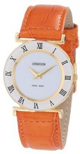 Jowissa J2.032.M Roma Colori 30 mm Gold PVD Orange Leather Roman Numeral