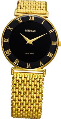 Jowissa J2.040.L Roma 36 mm Gold PVD Black Dial Roman Numeral Steel