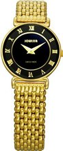 Jowissa J2.040.S Roma 24 mm Gold PVD Black Dial Roman Numeral Steel
