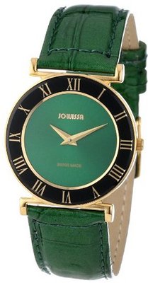 Jowissa J2.045.M Roma Gold PVD Green Roman Numeral