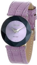 Jowissa J5.005.M Facet Dimensional Glass Purple Leather