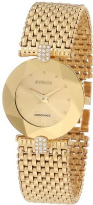 Jowissa J5.010.M Facet Strass Gold PVD Dimensional Glass Rhinestones