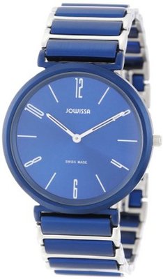 Jowissa J6.128.L Fina Round Stainless Steel and Blue Aluminum Bracelet