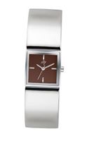 Joy Quartz with Black Dial Analogue Display and Silver Stainless Steel Strap JW612