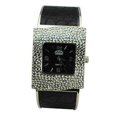Bracelet Band Quartz Movement Wrist - Black