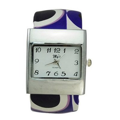 Colorful Bracelet Band Quartz Movement Wrist - Purple