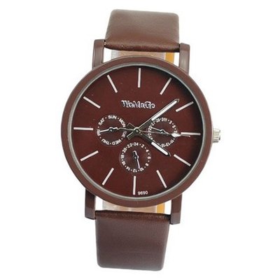 Compact Generous Round Dial Quartz