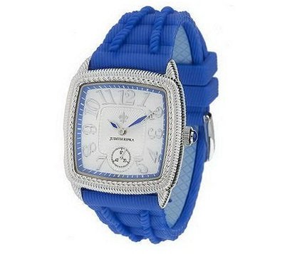 Judith Ripka Silicone and Stainless Steel Adjustable