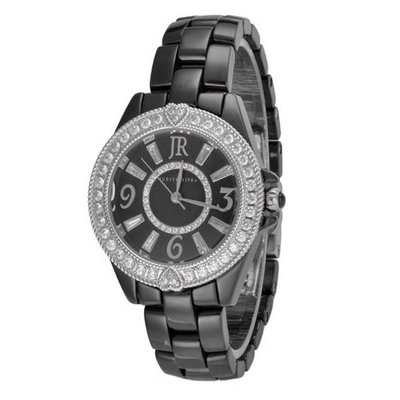 Judith Ripka - Steel & Ceramic - Black Ceramic - Swiss Part Mvt - M-size