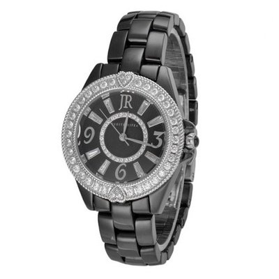 Judith Ripka - Steel & Ceramic - Black Ceramic - Swiss Part Mvt - S-size