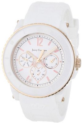 Juicy Couture 1900755 Pedigree White Ceramic Rose-Tone
