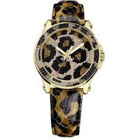 Juicy Couture 1901070 Pedigree Leopard Print Embossed Leather Strap