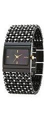 Julius JA-435A Black Dial Black and White Metal Band Analog  Wrist