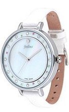 Julius JA-543A White Dial and White Leather Band Analog  Wrist
