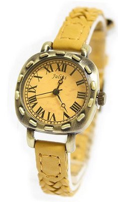 Julius JA-552C Yellow Dial and Yellow Leather Band Analog  Wrist