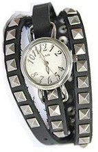 Julius JA-553A White Dial and Black Leather Band Analog  Wrist