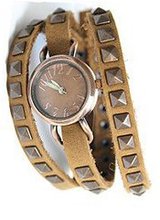 Julius JA-553C Brown Dial and Brown Leather Band Analog  Wrist