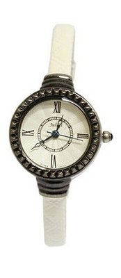 Julius JA-557A White Dial and White Leather Band Analog  Wrist