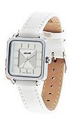 Julius JA-558LD White Dial and White Leather Band Analog  Wrist