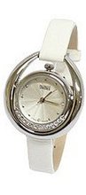 Julius JA-563A White Dial White Leather Band Analog  Wrist