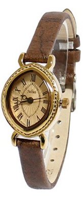 Julius JA-567D Copper Color or Reddish Brown Dial and Dark Brown Leather Band Analog  Wrist