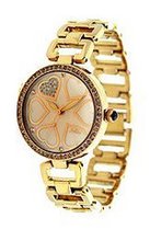 Julius JA-569D Yellow Dial and Dark Golden Color Band Analog  Wrist