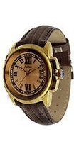 Julius JA-603E Copper or Reddish Brown Dial and Dark Brown Leather Band Analog  Wrist