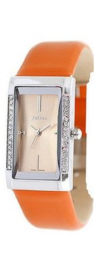 Julius JA-635A Light Orange Dial and Orange Color Band Analog  Wrist