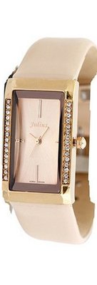 Julius JA-635C beige or Light Brown Dial and Band Analog  Wrist