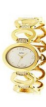 Julius JA-636C White Dial Golden Color Metal Band Analog  Wrist
