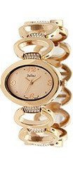 Julius JA-636D Pink Golden Color Dial and Band Analog  Wrist