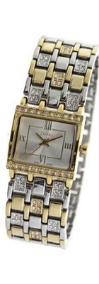 Julius JA-648D Mixed Golden Silver Color Metal Band Analog  Wrist