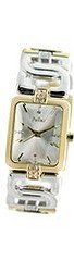 Jullius JA-650E Golden Rim Analog Woman Wrist With Metal Band
