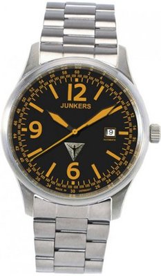 Junkers G-38 Swiss Automatic with Titanium Case Orange Hands 6272M-5