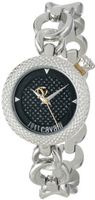Just Cavalli R7253137625 Lily Round Stainless Steel Black Dial