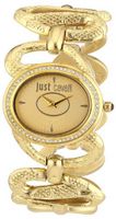 Just Cavalli R7253577501 Sinuous Gold Ion-Plated Coated Stainless Steel Swarovski Crystal
