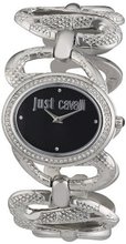 Just Cavalli R7253577504 Sinuous Stainless Steel Oval Swarovski Crystal